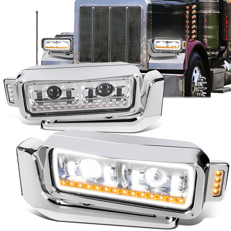 FAROS 81-88 PETERBILT 359 / 87-07 PETERBILT 379 / 08-21 PETERBILT 389 - CHROME
