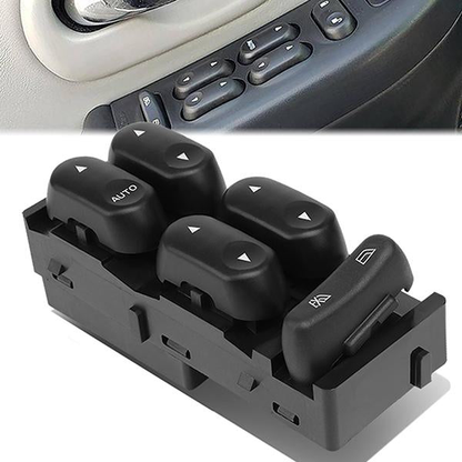 INTERRUPTOR ELEVADOR ELECTRICO 02-03 FORD F-150 / 2003 FORD F-250 SUPER DUTY - FITS CREW CAB MODELS - DRIVER SIDE - BLACK