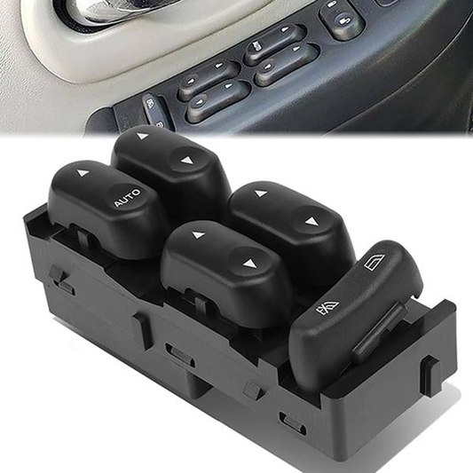 INTERRUPTOR ELEVADOR ELECTRICO 02-03 FORD F-150 / 2003 FORD F-250 SUPER DUTY - FITS CREW CAB MODELS - DRIVER SIDE - BLACK