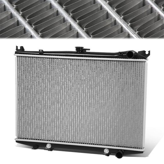 RADIADOR RADIATOR - OEM - 86-94 NISSAN D21 PICKUP / 87-95 NISSAN PATHFINDER / 95-97 NISSAN PICKUP - WITH 1 ROW RADIATOR WITH AUTOMATIC OR MANUAL TRANSMISSION - DPI 145