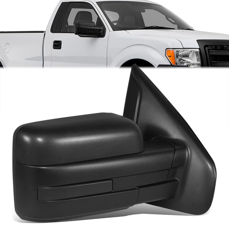 RETROVISOR MIRROR - OE STYLE - FORD F-150 09-10 - WITH POWER - DRIVER SIDE - PAINT TO MATCH - BLACK