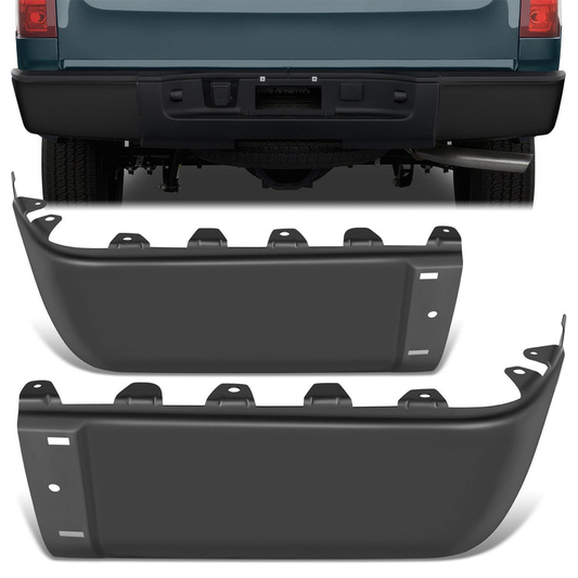 DEFENSA 07-13 CHEVROLET SILVERADO 1500 / GMC SIERRA 1500, 07-14 CHEVROLET SILVERADO 2500 HD, 3500 HD / GMC SIERRA 2500 HD 3500 HD, FITS FLEETSIDE MODELS ONLY WITHOUT PARKING SENSOR HOLES - BLACK