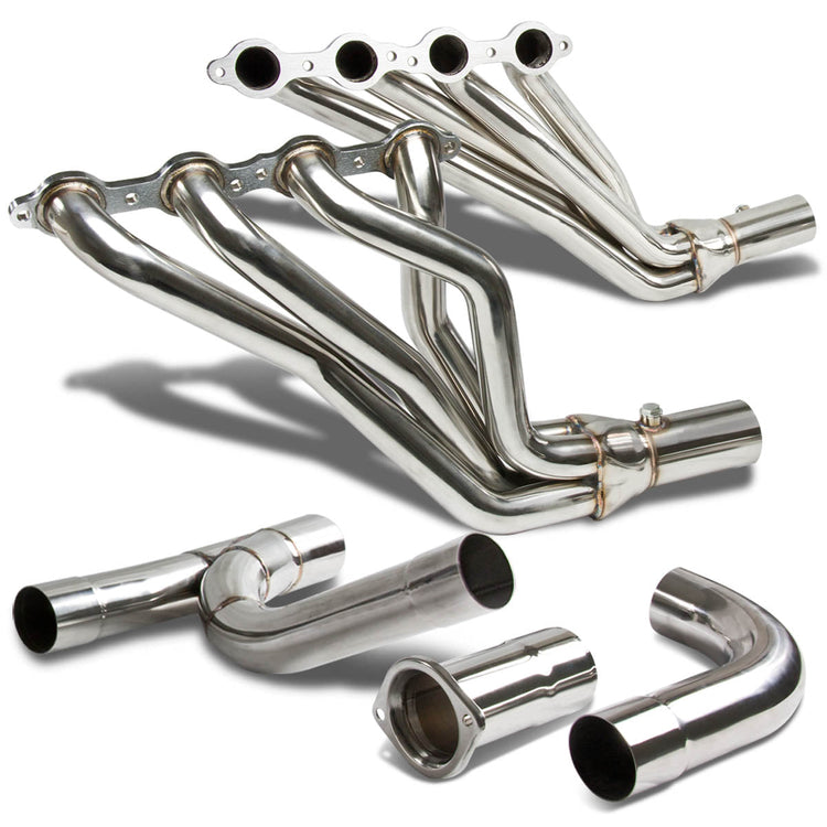 HEADERS STAINLESS STEEL - 99-06 CHEVY SILVERADO / YUKON +Y-PIPE - VERSION 2