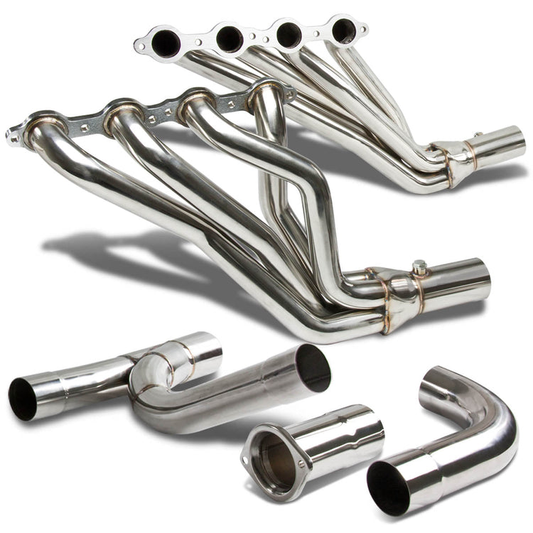 HEADERS STAINLESS STEEL - 99-06 CHEVY SILVERADO / YUKON +Y-PIPE - VERSION 2