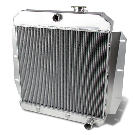 RADIADOR DE ALUMINIO RADIATOR - 3 ROWS - 55-59 CHEVY/GMC 100/150 TRUCK PICKUP L6/V8