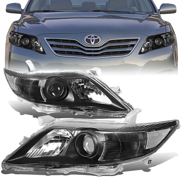FAROS 10-11 TOYOTA CAMRY - PROJECTOR - H11 LOW BEAM / 9005 HIGH BEAM / 7440A TURN SIGNAL - BLACK HOUSING / CLEAR CORNER