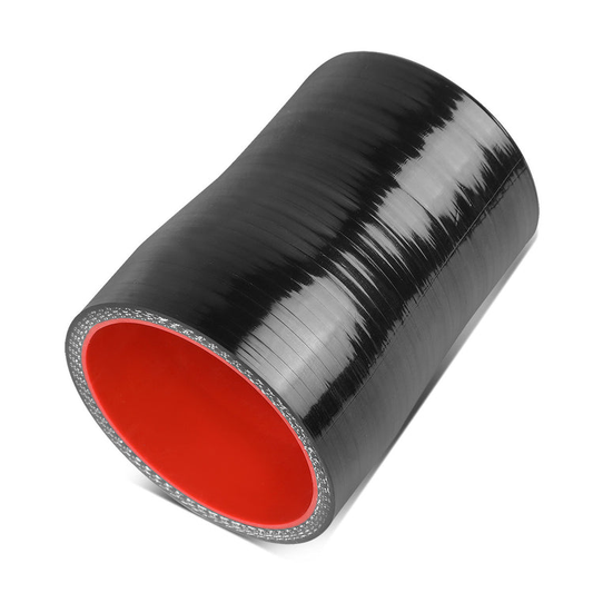 COPLE DE SILICON 3-PLY - 1.75" TO 2.00" REDUCER - BLACK / RED - RM5-5