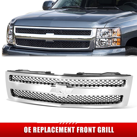 PARRILLA GRILLE - CV SIRADO '07-'13/ GRILLE ASS'Y/ MAT-BLACK W/CHROME FRAME/ (1500)//PARTS.NO,GM1200572//OEM NO,25810707