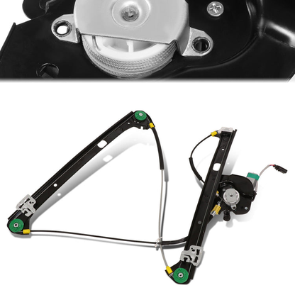 REGULADOR DE VENTANA WINDOW MOTORS & REGULATORS - METALLIC - 00-06 BMW X5 - METALLIC - BARE STEEL/PLASTIC