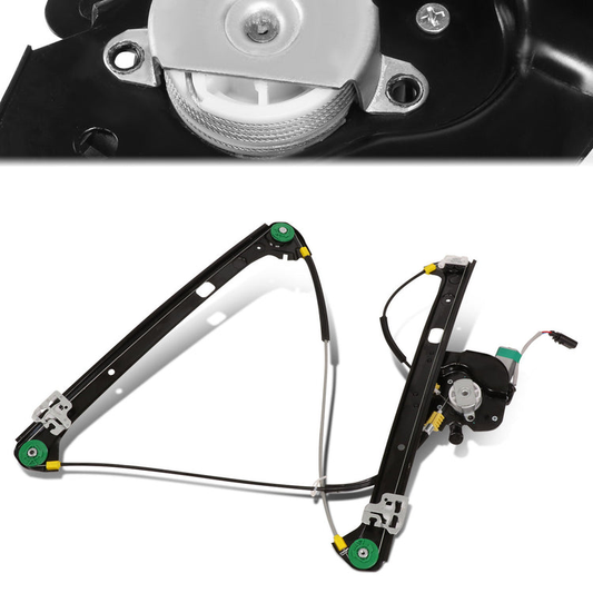 REGULADOR DE VENTANA WINDOW MOTORS & REGULATORS - METALLIC - 00-06 BMW X5 - METALLIC - BARE STEEL/PLASTIC