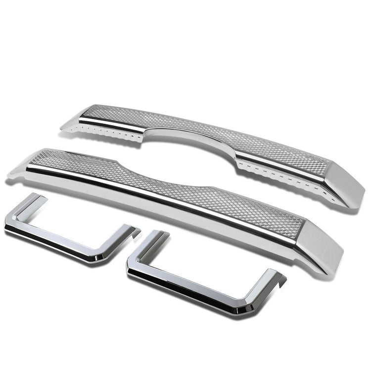 PARRILLA GRILLE OVERLAY - 11-16 FORD F-250, F-350 - DIAMOND MESH - FITS OVER FACTORY GRILLE WITHOUT VERTICAL BARS ONLY - CHROME