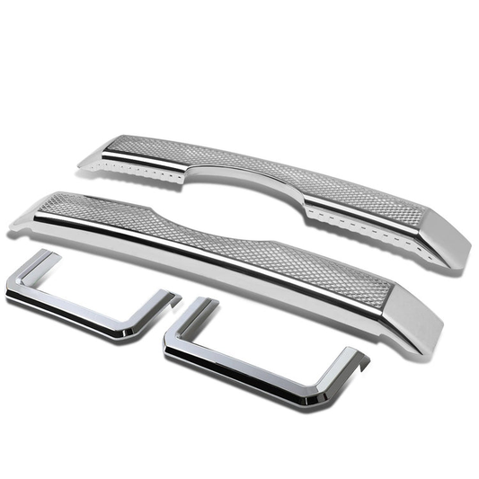 PARRILLA GRILLE OVERLAY - 11-16 FORD F-250, F-350 - DIAMOND MESH - FITS OVER FACTORY GRILLE WITHOUT VERTICAL BARS ONLY - CHROME