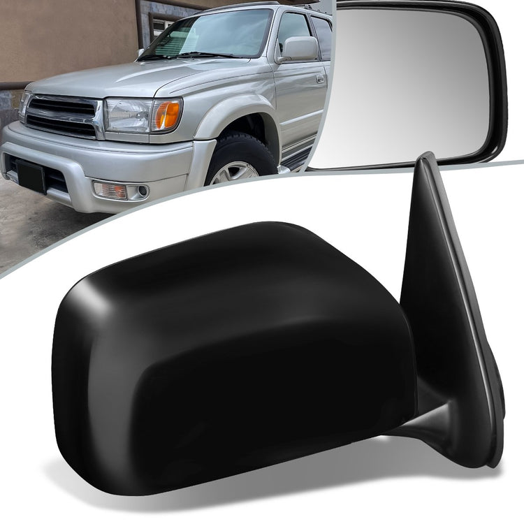 RETROVISOR MIRROR - OEM - 96-02 TOYOTA 4RUNNER - POWERED - FOLDING - BLACK MATERIAL - RIGHT