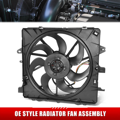 ABANICOS OE STYLE -CADILLAC ATS 2013-2016 / CADILLAC CTS 2014-2016 2.0L, 3.6L WITH EXTRA CAPACITY COOLING