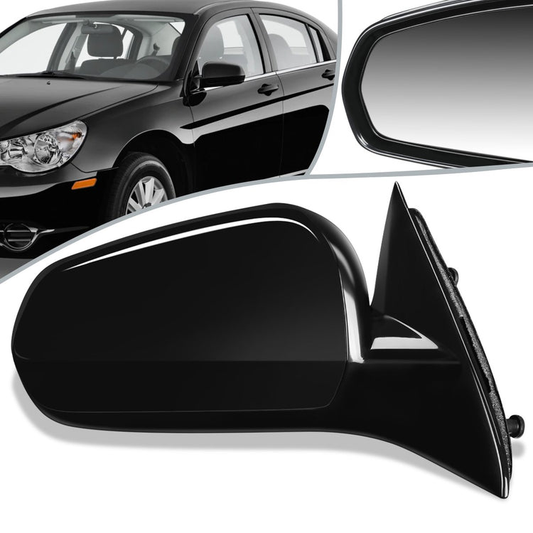 RETROVISOR MIRROR - OEM - 07-10 CHRYSLER SEBRING - POWERED - PAINTABLE - BLACK - RIGHT