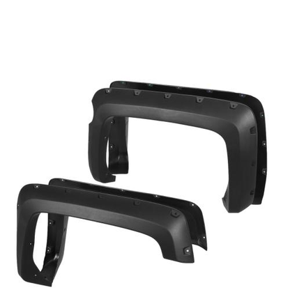 CANTONERAS 14-18 CHEVY SILVERADO 2500HD 3500HD - FITS 5.8FT FLEETSIDE SHORT BED MODELS ONLY - POCKET-RIVETED STYLE - TEXTURED - MATTE BLACK