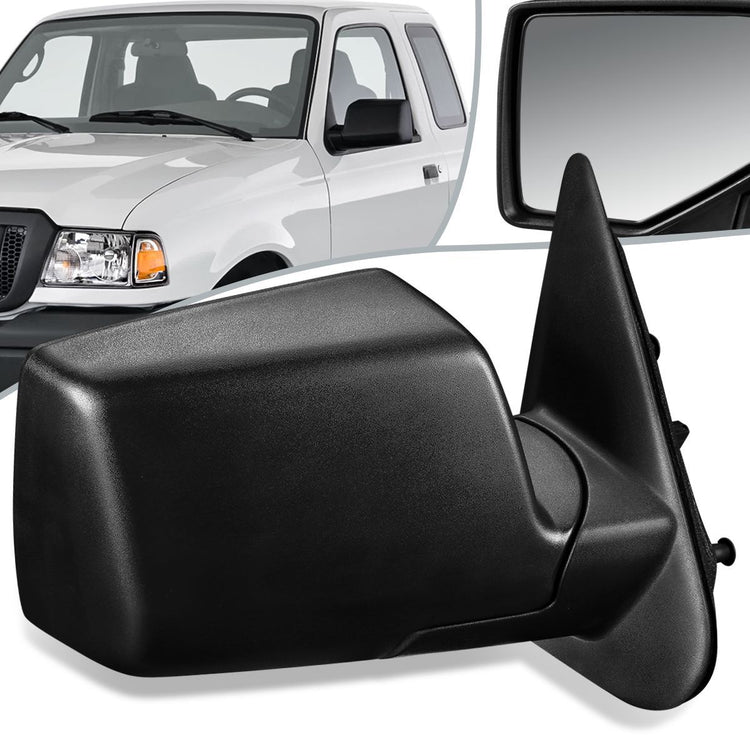 RETROVISOR MIRROR - OEM - 06-07 MAZDA B2300, B3000, B4000 / 06-11 FORD RANGER - POWERED - TEXTURED - BLACK - RIGHT
