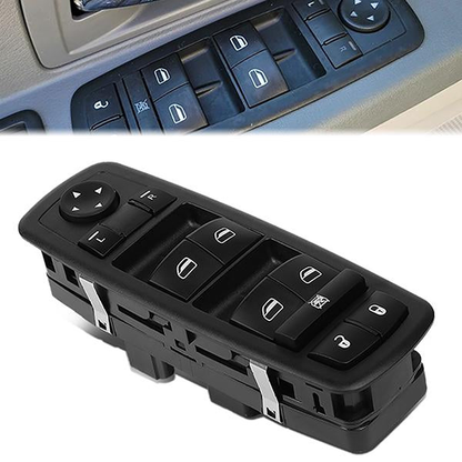 INTERRUPTOR ELEVADOR ELECTRICO 08-11 CHRYSLER TOWN & COUNTRY, DODGE GRAND CARAVAN - FITS MODELS WITH 3 PIN PLUG ONLY - DRIVER SIDE - BLACK