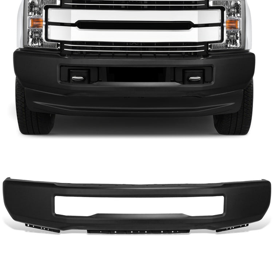 DEFENSA FORD F-250 SUPER DUTY 2017-2019 - FORD F-350 SUPER DUTY 2017-2019 - FITS MODELS WITHOUT FOG LAMPS; WITH FENDER FLARES - BLACK