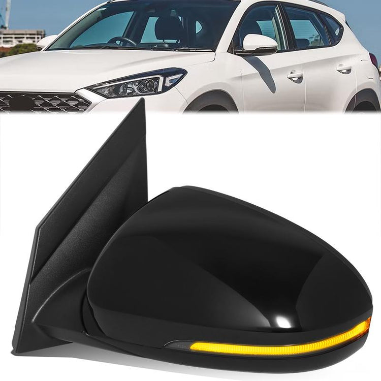 RETROVISOR MIRROR - HYUNDAI TUCSON 2019-2021 - WITH POWER - WITH HEATED GLASS - WITH BLIND SPOT - WITH TURN SIGNAL - OE STYLE - DRIVER LEFT SIDE