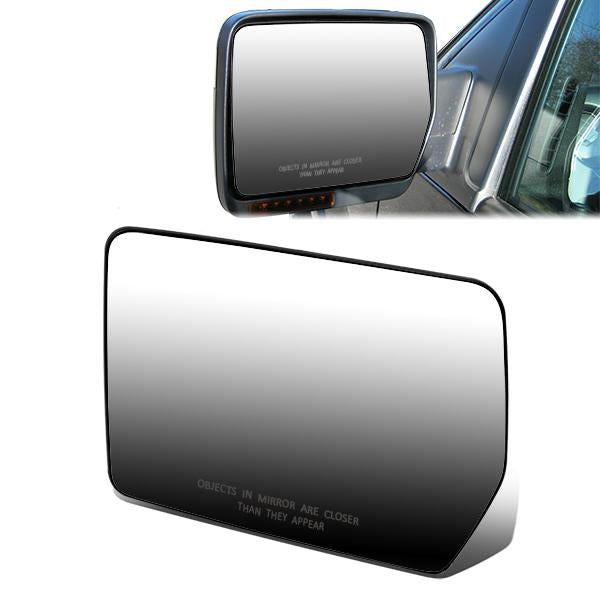 nan MIRROR GLASS LENS - OE STYLE - 04-14 FORD F-150 / 06-08 LINCOLN MARK LT - FITS MANUAL ADJUSTMENT MIRRORS ONLY - W/O TRAILER TOW, W/O HEAT, W/O BLIND SPOT, W/O AUTO DIMMING - DRIVER SIDE