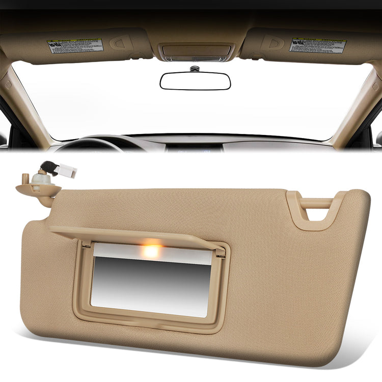nan SUN VISOR - 08-12 HONDA ACCORD - TAN