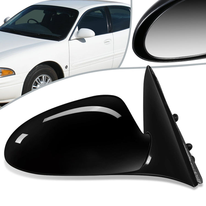 RETROVISOR MIRROR - OEM - 97-05 BUICK CENTURY / 97-04 BUICK REGAL - POWERED - PAINTABLE - BLACK - RIGHT
