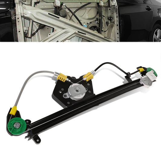 REGULADOR DE VENTANA WINDOW MOTORS & REGULATORS - METALLIC - 96-03 MERCEDES-BENZ E320/97 MERCEDES-BENZ E420/98-02 MERCEDES-BENZ E430/99-02 MERCEDES-BENZ E55 AMG - METALLIC - BARE STEEL/PLASTIC