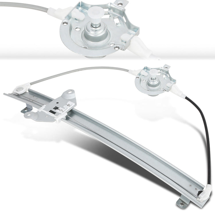 REGULADOR DE VENTANA WINDOW MOTORS & REGULATORS - METALLIC - 87-90 NISSAN SENTRA SEDAN / WAGON/ 87-90 NISSAN TSURU - METALLIC - BARE STEEL/PLASTIC