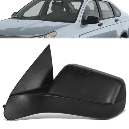 RETROVISOR MIRROR - OE STYLE - FORD FOCUS 08-11 - WITH POWER TEXTURE COVER - DRIVER SIDE - PAINT TO MATCH - BLACK