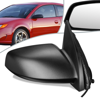 RETROVISOR MIRROR - OEM - 03-07 SATURN ION COUPE - POWERED - TEXTURED - BLACK - RIGHT