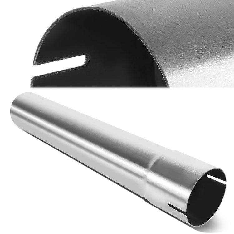 nan EXHAUST PIPE TUBING - STRAIGHT - 1PC - 2.5"-2.65" FLARED - OD CUSTOM 18" - 18 GAUGE - POLISHED - STAINLESS STEEL
