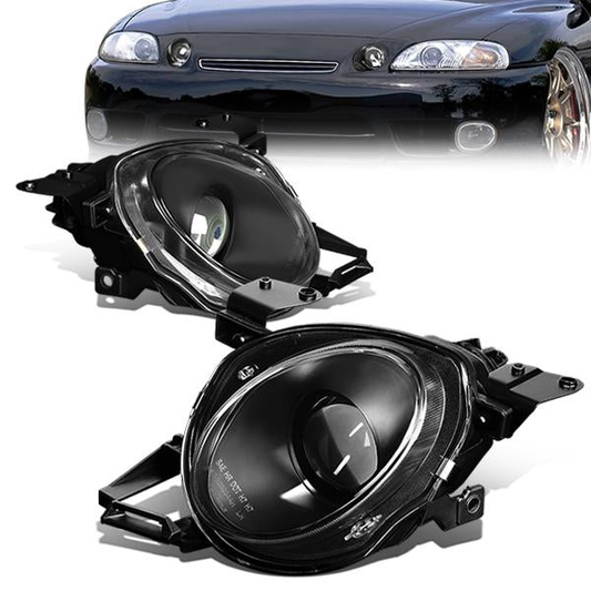 FAROS 92-00 LEXUS SC300 / 400 2-DOOR - PROJECTOR - BLACK HOUSING - 9006 LOW BEAM / 9005 HIGH BEAM