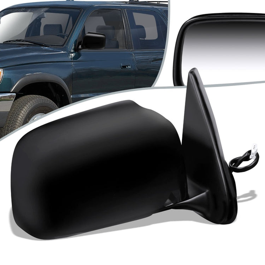 RETROVISOR MIRROR - OEM - 96-02 TOYOTA 4RUNNER - POWERED - FOLDING - BLACK MATERIAL - RIGHT