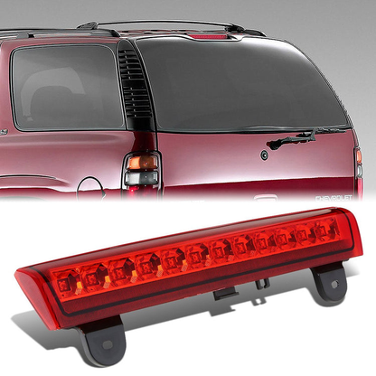 LUZ DE FRENO 00-06 CHEVY SUBURBAN 1500, 2500, CHEVY TAHOE, GMC YUKON, GMC YUKON XL 1500, 2500 - FITS LIFTGATE MODEL REAR DOORS ONLY - LED - RED