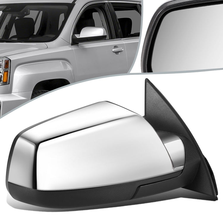 RETROVISOR MIRROR - OEM - 10-17 GMC TERRAIN - POWERED - HEATED - FOLDING - CHROME - RIGHT
