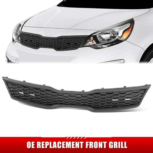 PARRILLA GRILLE - KA  RIO '12-'15/'16-'17/ GRILLE ASS'Y 16-17/ UPPER MAT-BLACK (4D)//PARTS.NO,KI1200195//OEM NO,863511W500