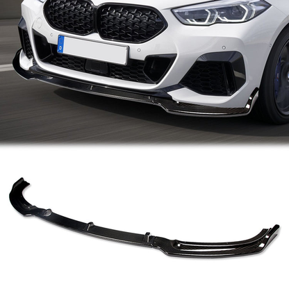 LIP FRONTAL 14-19 BMW F23, 228I, 230I, M235I, XDRIVE MODELS - FITS CONVERTIBLE MODELS WITH BASE BUMPER ONLY - REQUIRES DRILLING BUMPER FOR INSTALLTION - 3PC - REAL CARBON FIBER