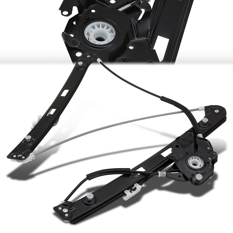 REGULADOR DE VENTANA WINDOW MOTORS & REGULATORS - METALLIC - 99-00 BMW 323I/01-05 BMW 325I/01-05 BMW 325XI/99-00 BMW 328I/01-05 BMW 330I/01-05 BMW 330XI - FITS 4-DOOR SEDAN / WAGON MODELS ONLY - METALLIC - BARE STEEL/PLASTIC