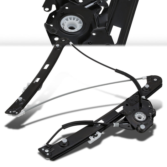 REGULADOR DE VENTANA WINDOW MOTORS & REGULATORS - METALLIC - 99-00 BMW 323I/01-05 BMW 325I/01-05 BMW 325XI/99-00 BMW 328I/01-05 BMW 330I/01-05 BMW 330XI - FITS 4-DOOR SEDAN / WAGON MODELS ONLY - METALLIC - BARE STEEL/PLASTIC