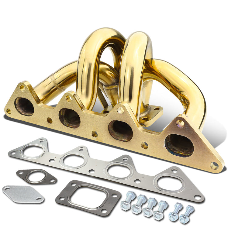 TURBO MANIFOLD TURBO MANIFOLD - SS - 92-96 HONDA PRELUDE W/ H23 ENGINES - T3 - 38MM WASTEGATE PORT - 42MM OD PRIMARY PIPING