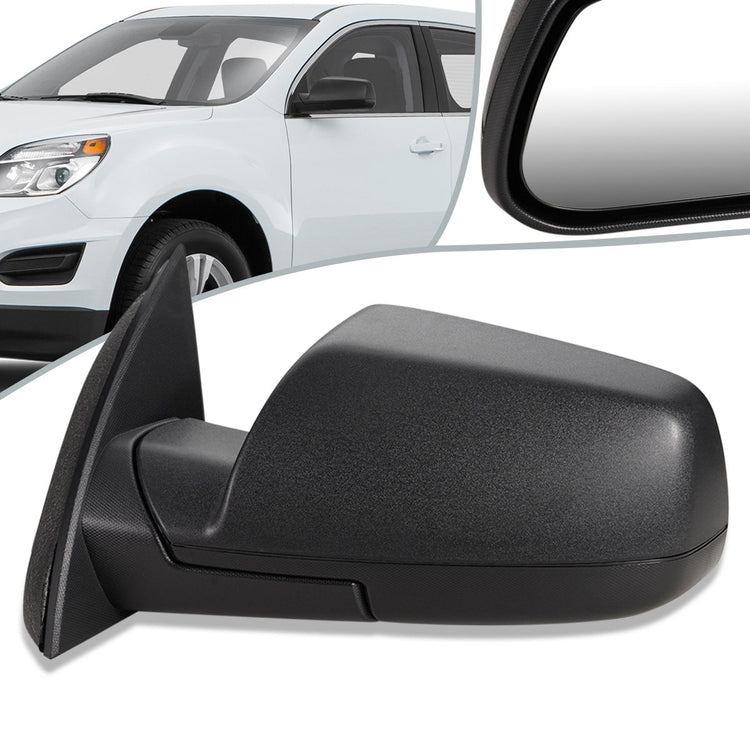 RETROVISOR MIRROR - OEM - 10-16 CHEVY EQUINOX - POWERED - FOLDING - TEXTURED - BLACK - LEFT