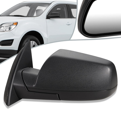 RETROVISOR MIRROR - OEM - 10-16 CHEVY EQUINOX - POWERED - FOLDING - TEXTURED - BLACK - LEFT