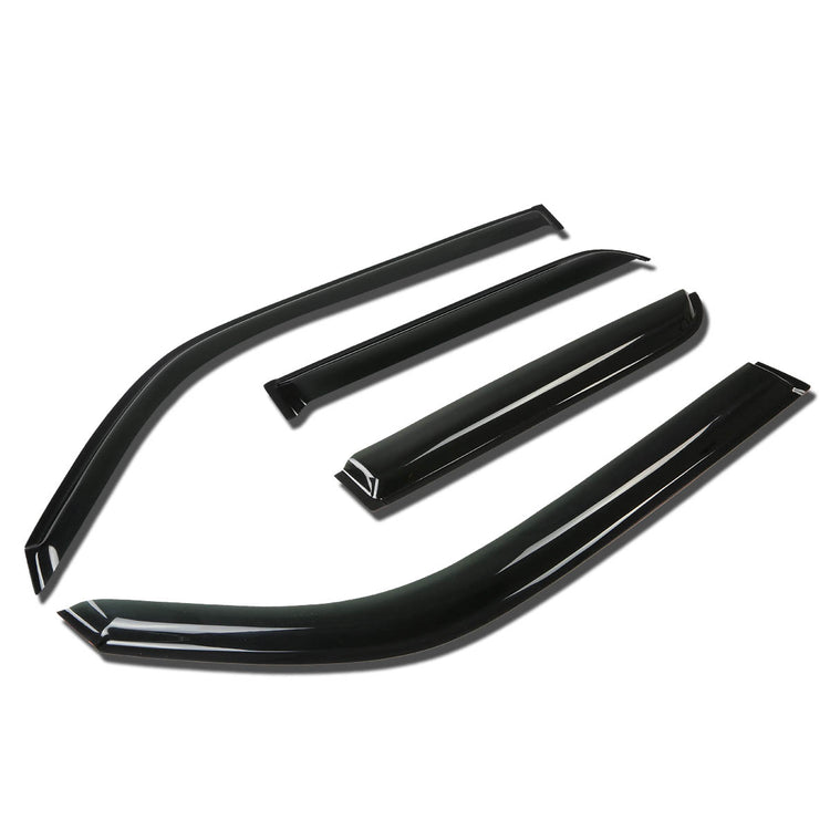 PROTECTOR DE VENTANA WINDOW VISORS - 10-13 TOYOTA 4RUNNER - 4PCS - DARK SMOKE