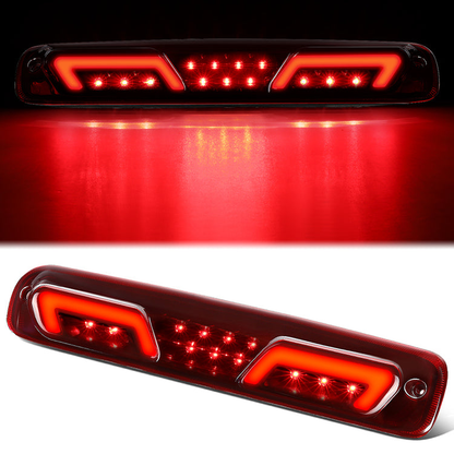LUZ DE FRENO 3RD BRAKE LIGHT - 99-06 CHEVROLET SILVERADO 1500 2500 3500 & HD MODELS / 2007 CHEVROLET SILVERADO 1500 2500 3500 & HD MODELS CLASSIC / 99-06 GMC SIERRA 1500 2500 3500 & HD MODELS / 2007 GMC SIERRA 1500 2500 3500 & HD MODELS CLASSIC - LED -
