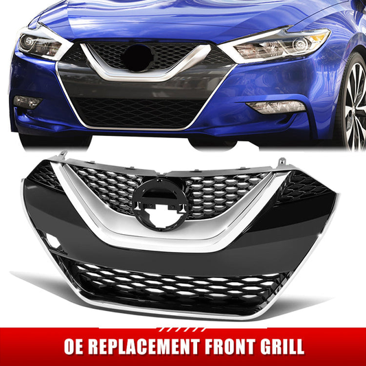PARRILLA GRILLE - DS MAXMA 16-18/19-22/ GRILLE ASS'Y 16-18/ PAINTED BLACK SILVER/ W/CHROME MOULDING/ (S|SV|SL|SR)//PARTS.NO,NI1200284//OEM NO,623104RA0A