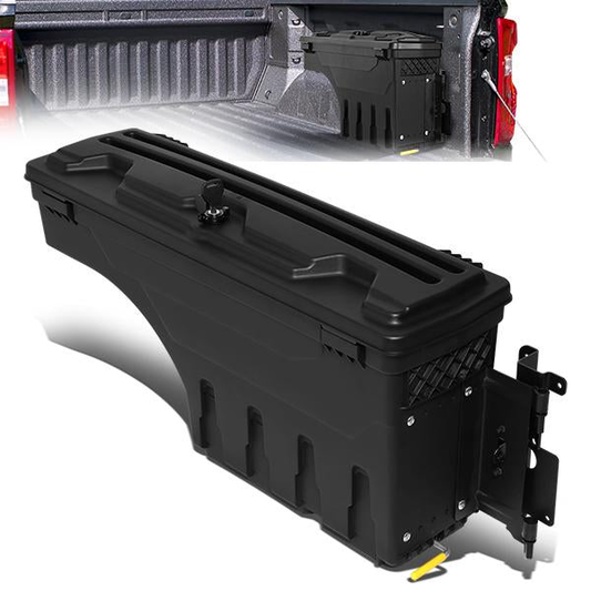 nan WHEEL WELL LOCK BOX - 15-19 CHEVY COLORADO, GMC CANYON - DRILLING IS REQUIRED TO MOUNT TO VEHICLE - W/ LOCK - W/ KEY - PASSENGER SIDE - BLACK