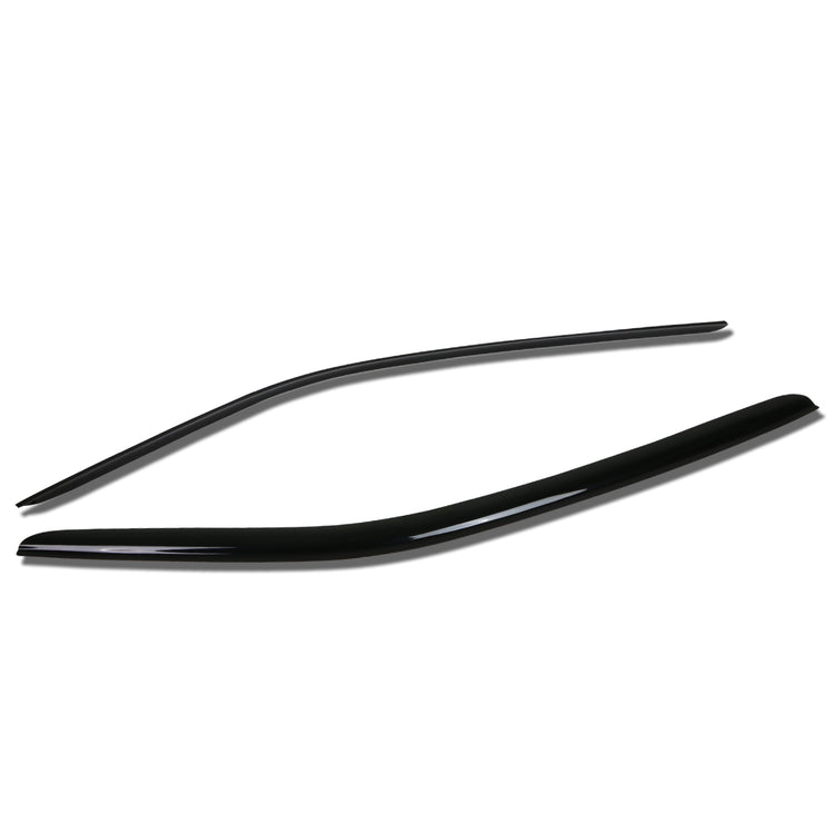 PROTECTOR DE VENTANA WINDOW VISORS - 10-15 CHEVY CAMARO COUPE - DOES NOT FIT CONVERTIBLE MODELS - 2PCS - DARK SMOKE