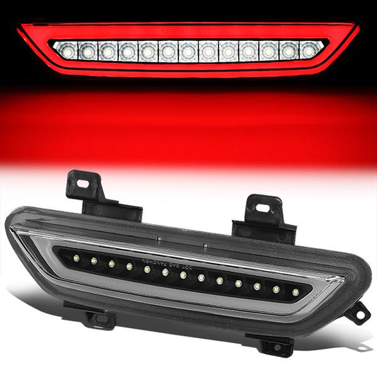 LUZ DE FRENO 15-18 FORD MUSTANG - REQUIRES WIRING INTO EXISTING REVERSE / TAIL LIGHTS - LED - BLACK