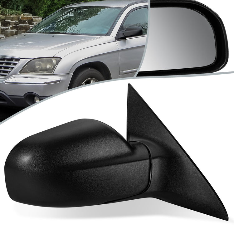 RETROVISOR MIRROR - OEM - 04-08 CHRYSLER PACIFICA - POWERED - HEATED - FOLDING - W/ TEXTURED BLACK - RIGHT